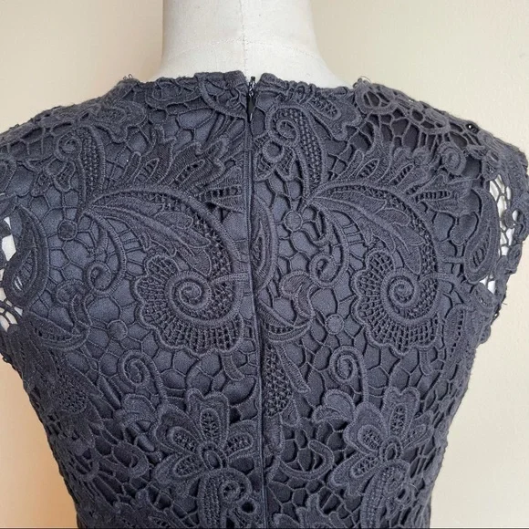 ZARA | Mini Lace Black Dress | Size M - Picture 7 of 9